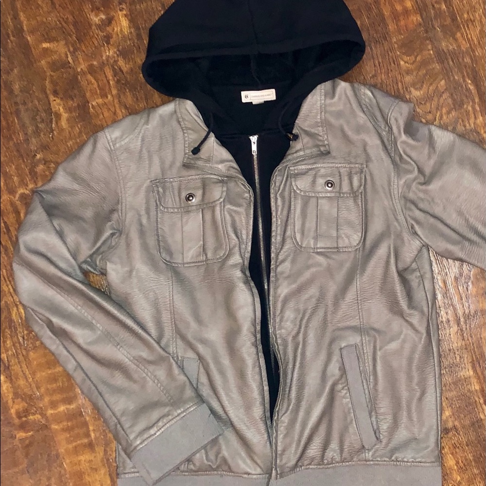 Grey Jacket with Hood